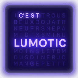 Horloges murales ou à poser de marque LUMOTIC, un cadeau déco pour la maison et unique, fabrication francaise durable et de qualité, apporte du style à votre intérieur, idée cadeau décoration maison , objet connecté wifi , affichage de messages personalisés, ambiance led avec intensité et couleurs paramétrables